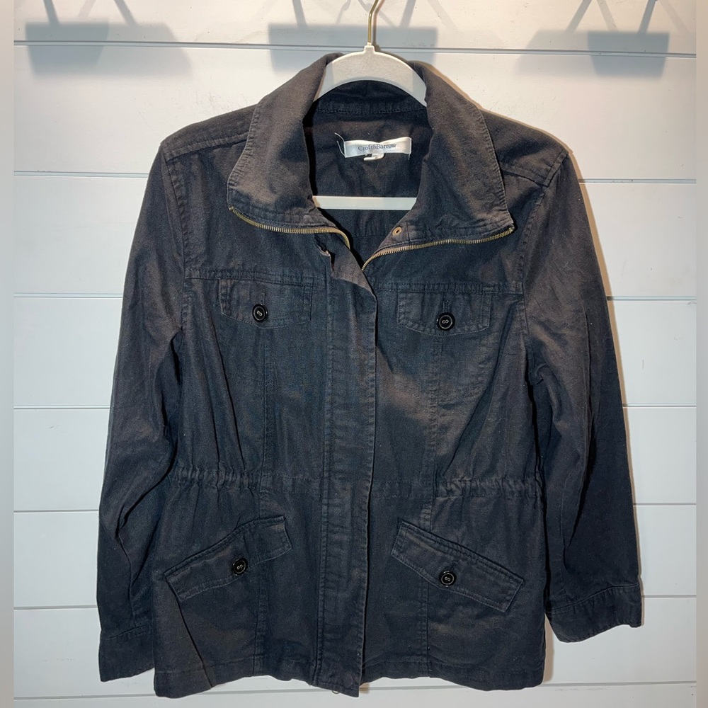 Women’s Croft and Borrow black utility jacket
